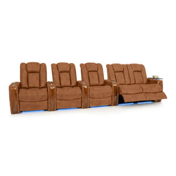 Monaco Italian Leather Home Theater Seating
