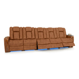 Monaco Italian Leather Home Theater Seating