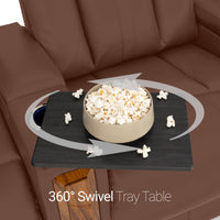 Monaco Italian Leather Home Theater Seating Single Recliner