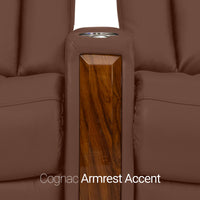 Monaco Italian Leather Home Theater Seating Single Recliner