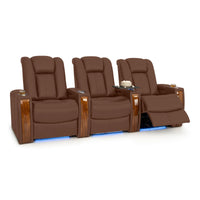 Monaco Italian Leather Home Theater Seating