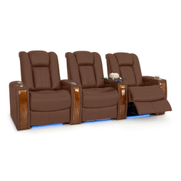 Monaco Italian Leather Home Theater Seating