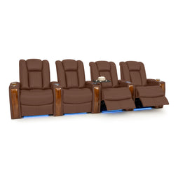 Monaco Italian Leather Home Theater Seating