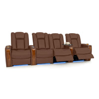 Monaco Italian Leather Home Theater Seating