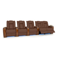 Monaco Italian Leather Home Theater Seating