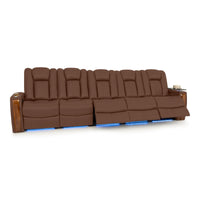 Monaco Italian Leather Home Theater Seating