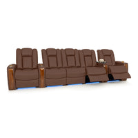 Monaco Italian Leather Home Theater Seating