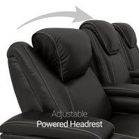 Paladin Italian Leather Heat & Massage Home Theater Seating