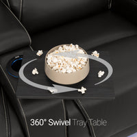 Paladin Italian Leather Heat & Massage Home Theater Seating