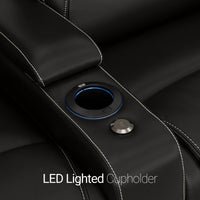 Paladin Italian Leather Heat & Massage Home Theater Seating
