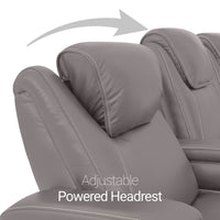 Paladin Italian Leather Heat & Massage Home Theater Seating Single Recliner