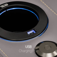 Paladin Italian Leather Heat & Massage Home Theater Seating Single Recliner