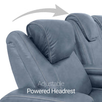 Paladin Italian Leather Heat & Massage Home Theater Seating Single Recliner