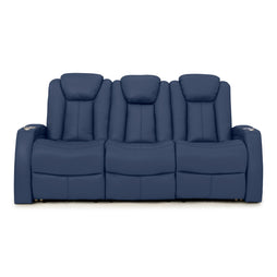 Seatcraft Republic Sofa Italian Leather, Powered Headrest, Power Recline