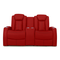 Seatcraft Republic Loveseat Italian Leather, Powered Headrest, Power Recline
