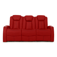 Seatcraft Republic Sofa Italian Leather, Powered Headrest, Power Recline