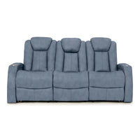 Seatcraft Republic Sofa Italian Leather, Powered Headrest, Power Recline