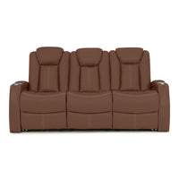 Seatcraft Republic Sofa Italian Leather, Powered Headrest, Power Recline