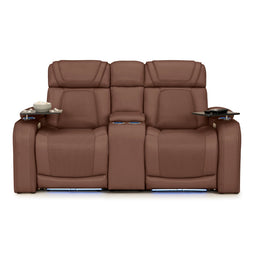 Endeavour HeatZeroᵀᴹ Italian Leather Home Theater Loveseat