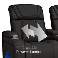 Caliente Zero Gravity Home Theater Seating with Heat & Massage Single Recliner