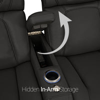 Caliente Zero Gravity Home Theater Seating with Heat & Massage Single Recliner