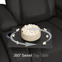 Caliente Zero Gravity Home Theater Seating with Heat & Massage Single Recliner