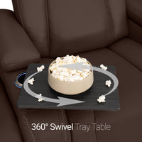 Caliente Zero Gravity Home Theater Seating with Heat & Massage Single Recliner