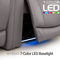 Caliente Zero Gravity Home Theater Seating with Heat & Massage Single Recliner