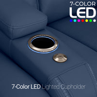 Caliente Zero Gravity Home Theater Seating with Heat & Massage Single Recliner