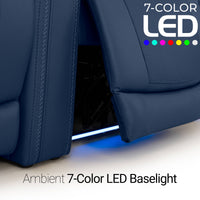 Caliente Zero Gravity Home Theater Seating with Heat & Massage Single Recliner