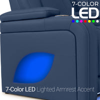 Caliente Zero Gravity Home Theater Seating with Heat & Massage Single Recliner