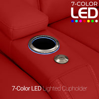Caliente Zero Gravity Home Theater Seating with Heat & Massage Single Recliner