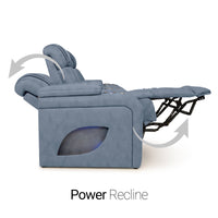 Caliente Zero Gravity Home Theater Seating with Heat & Massage Single Recliner