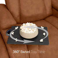 Caliente Zero Gravity Home Theater Seating with Heat & Massage Single Recliner