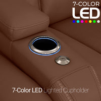Caliente Zero Gravity Home Theater Seating with Heat & Massage Single Recliner