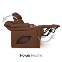 Caliente Zero Gravity Home Theater Seating with Heat & Massage Single Recliner