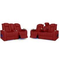 Anthem LT HeatZeroᵀᴹ Italian Leather Home Theater Sofa & Loveseat