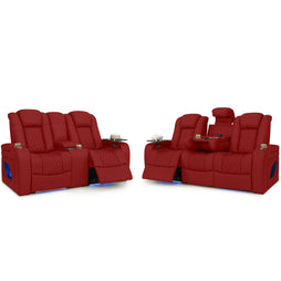 Anthem LT HeatZeroᵀᴹ Italian Leather Home Theater Sofa & Loveseat