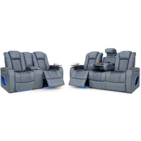 Anthem LT HeatZeroᵀᴹ Italian Leather Home Theater Sofa & Loveseat