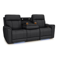 Trivanta HeatZeroᵀᴹ Italian Leather Home Theater Sofa