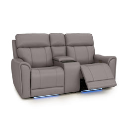 Trivanta HeatZeroᵀᴹ Italian Leather Home Theater Loveseat