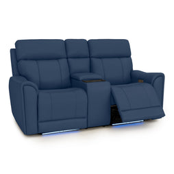 Trivanta HeatZeroᵀᴹ Italian Leather Home Theater Loveseat