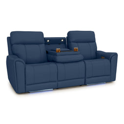 Trivanta HeatZeroᵀᴹ Italian Leather Home Theater Sofa
