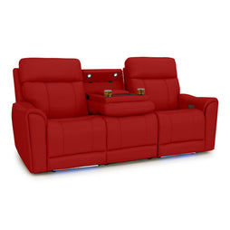 Trivanta HeatZeroᵀᴹ Italian Leather Home Theater Sofa