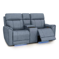 Trivanta HeatZeroᵀᴹ Italian Leather Home Theater Loveseat