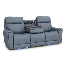 Trivanta HeatZeroᵀᴹ Italian Leather Home Theater Sofa