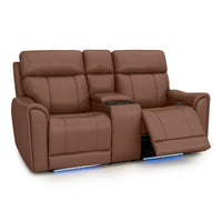 Trivanta HeatZeroᵀᴹ Italian Leather Home Theater Loveseat