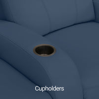 Rialto Italian Leather Home Theater Seating Single Recliner