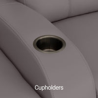 Rialto BACKROW Theater Seating®, Power Recline, Italian Leather, Single Recliner