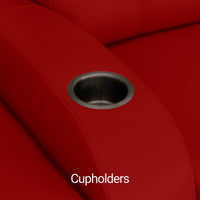 Rialto BACKROW Theater Seating®, Power Recline, Italian Leather, Single Recliner
